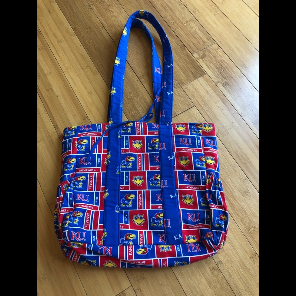 Custom Made JayHawks Diaper Bag